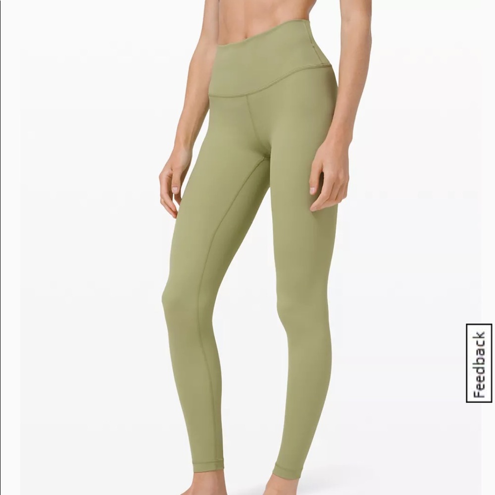 Lululemon Wunder Under High-Rise 28” Vista Green Size 8